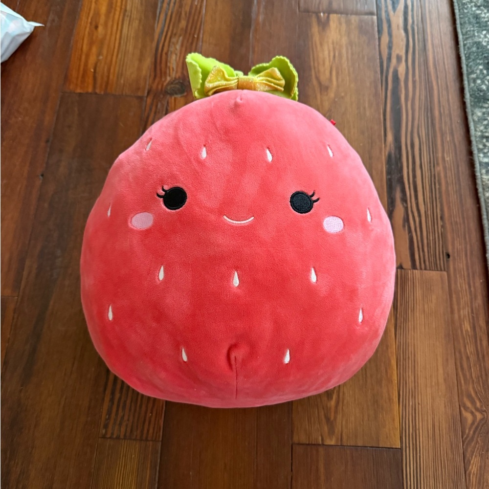 Squishmallows Pink Strawberry Plush